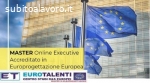 LAVORO sicuro e immediato come europrogettista